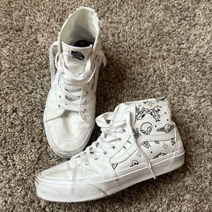 Women’s Vans Unidentified “U-Paint” High Top Sneakers